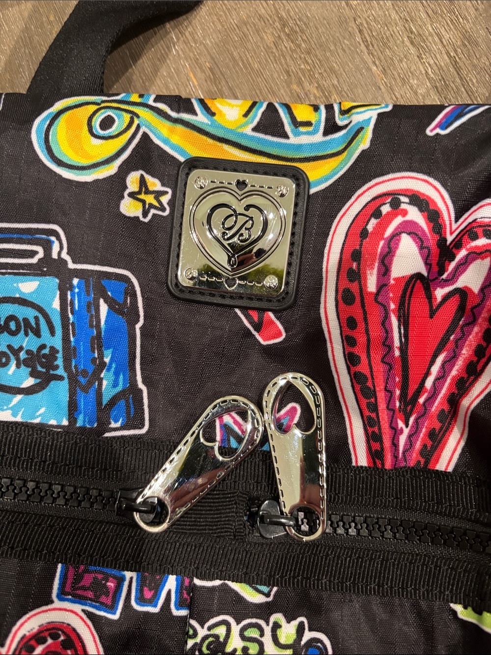 Brighton Love Scribble Jetsetter Duffle - Picture 9 of 10